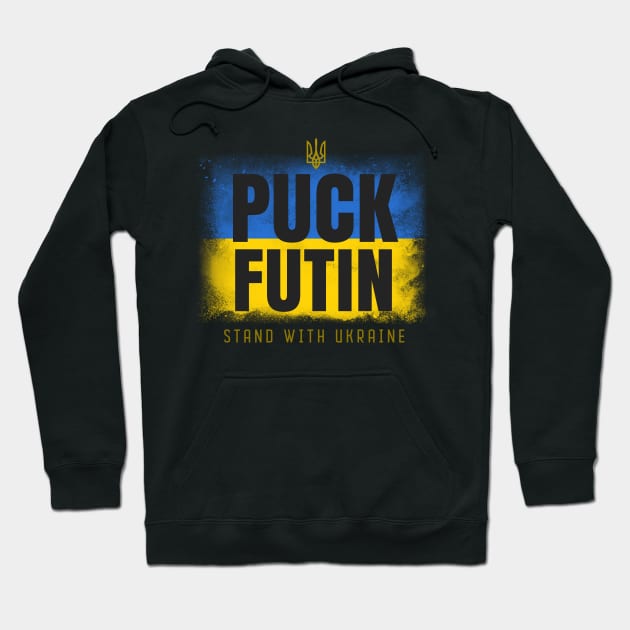 ukraine - puck futin Hoodie by NelsonPR